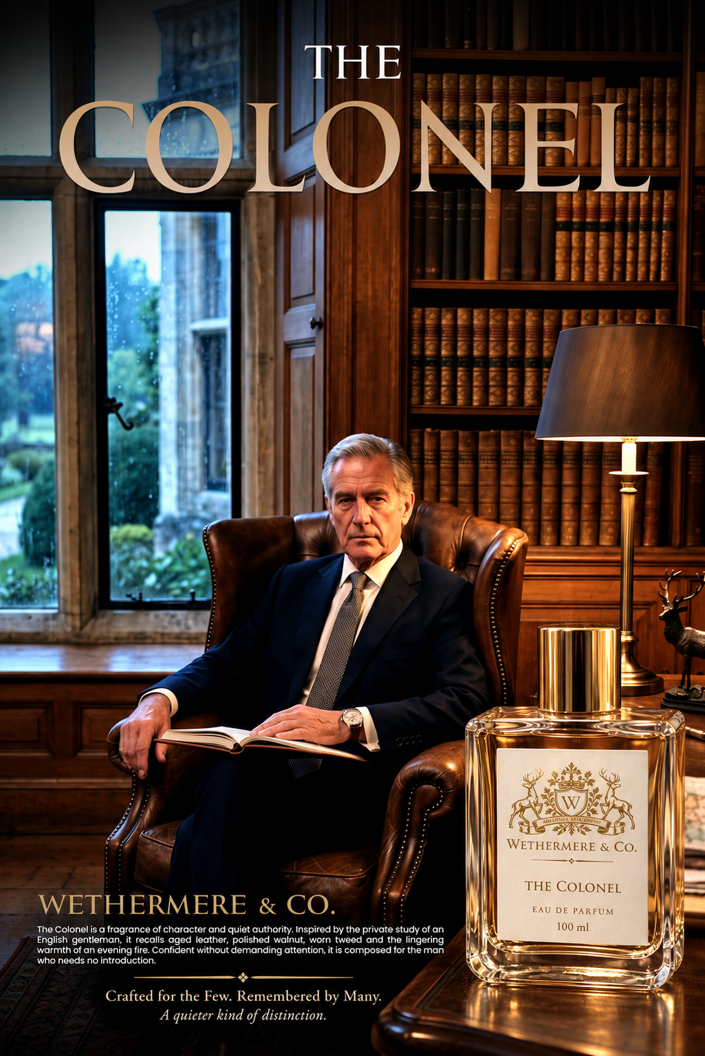 The Colonel — Wethermere & Co. 100 ml perfume campaign