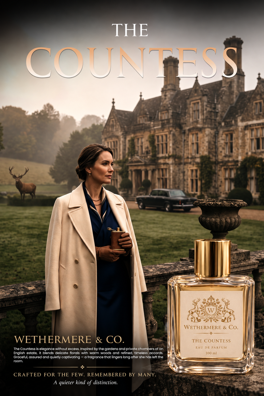 The Countess — Wethermere & Co. 100 ml perfume campaign